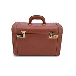 Gucci Vintage Leather Luggage